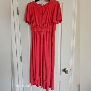 Tommy Bahama Sundress with Flutter Sleeves and V-Neck